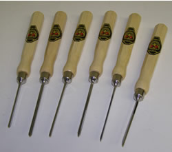 Two Cherries 512-5406 Set of 6 Micro Carving Chisels 512-5406
